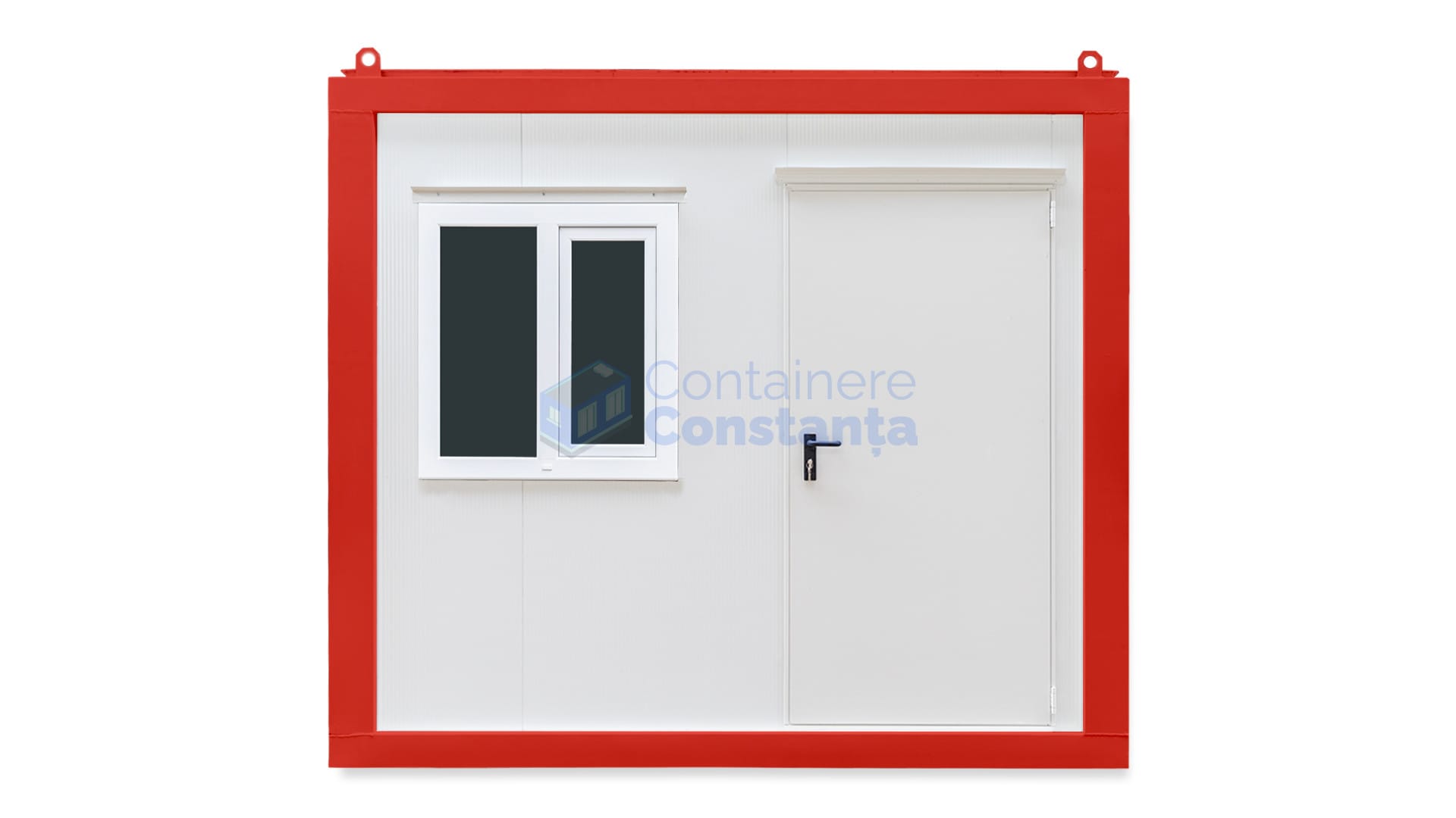 container birou constanta 3metri rosu
