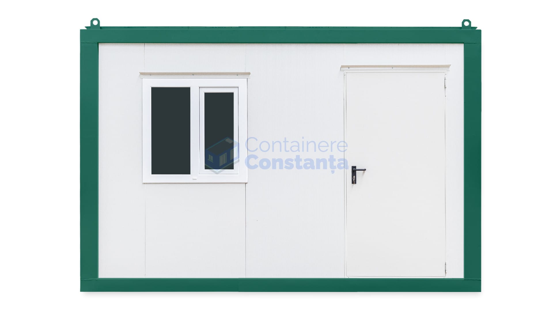 container birou constanta 4metri 1geam verde