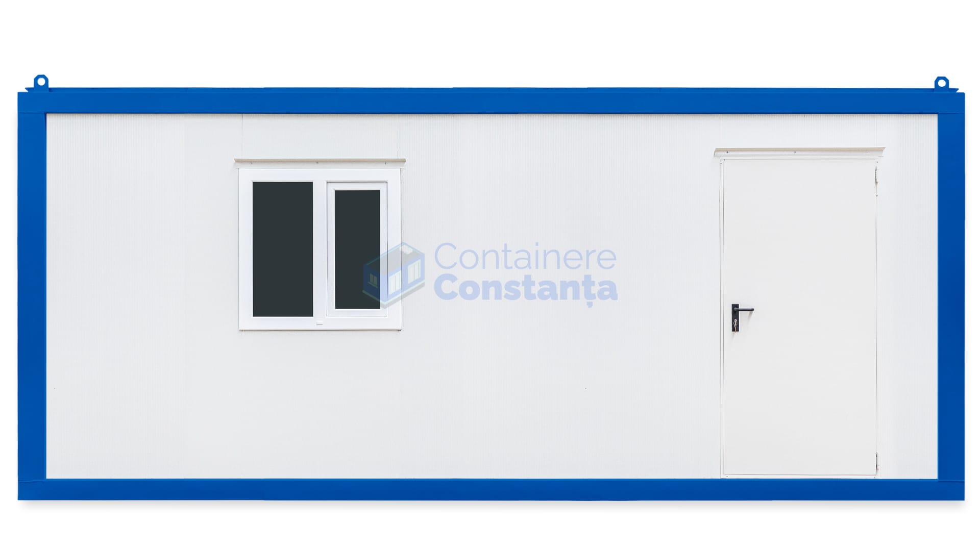container birou constanta 6metri 1geam albastru